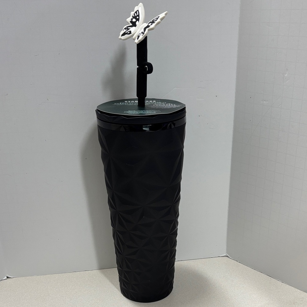 Starbucks Black Tumbler with Glow Lid